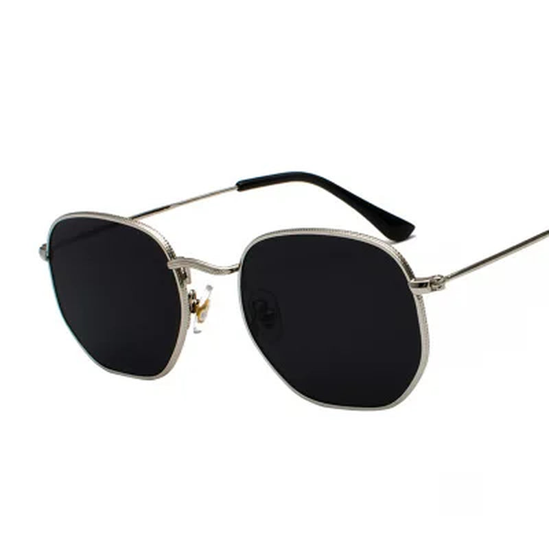 2024 Men Hexagon Sunglases Men Women Brand Driving Shades Male Sunglasses for Men'S Glasses Gafas De Sol UV400