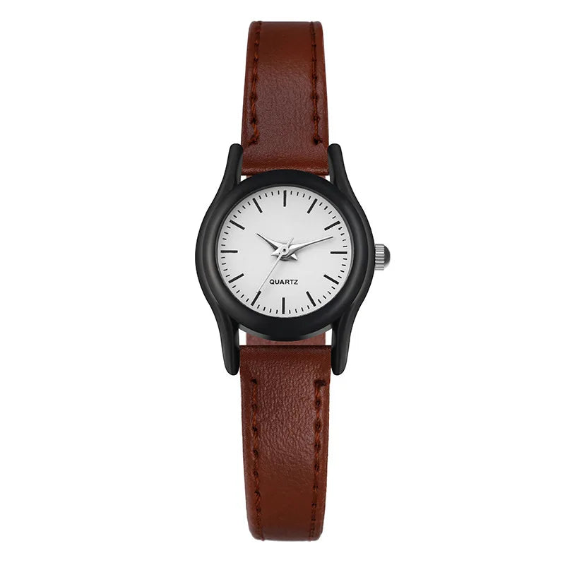 Couples Watches Men'S Watches Leather Wrist Watch Men Woman Quartz Watch Daily Business Office Hand Jewelry Accessories Gift