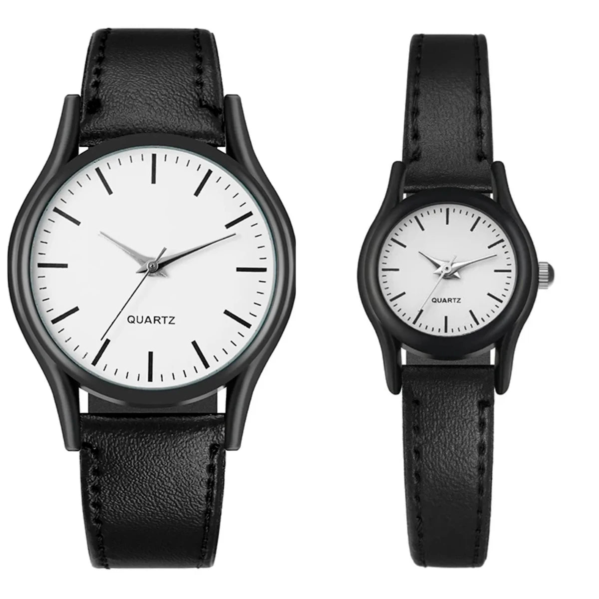 Couples Watches Men'S Watches Leather Wrist Watch Men Woman Quartz Watch Daily Business Office Hand Jewelry Accessories Gift